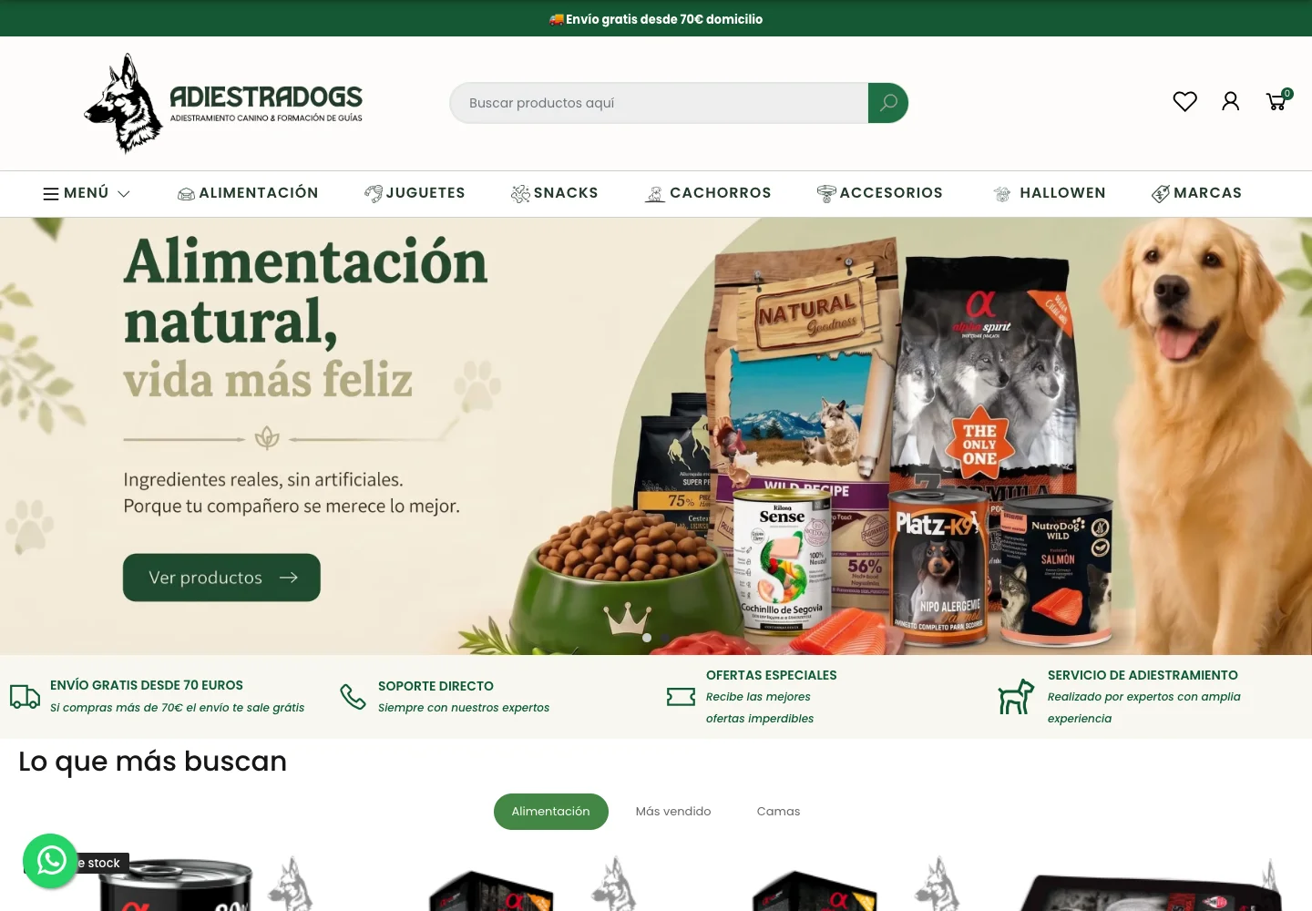Web de Adiestradogs
