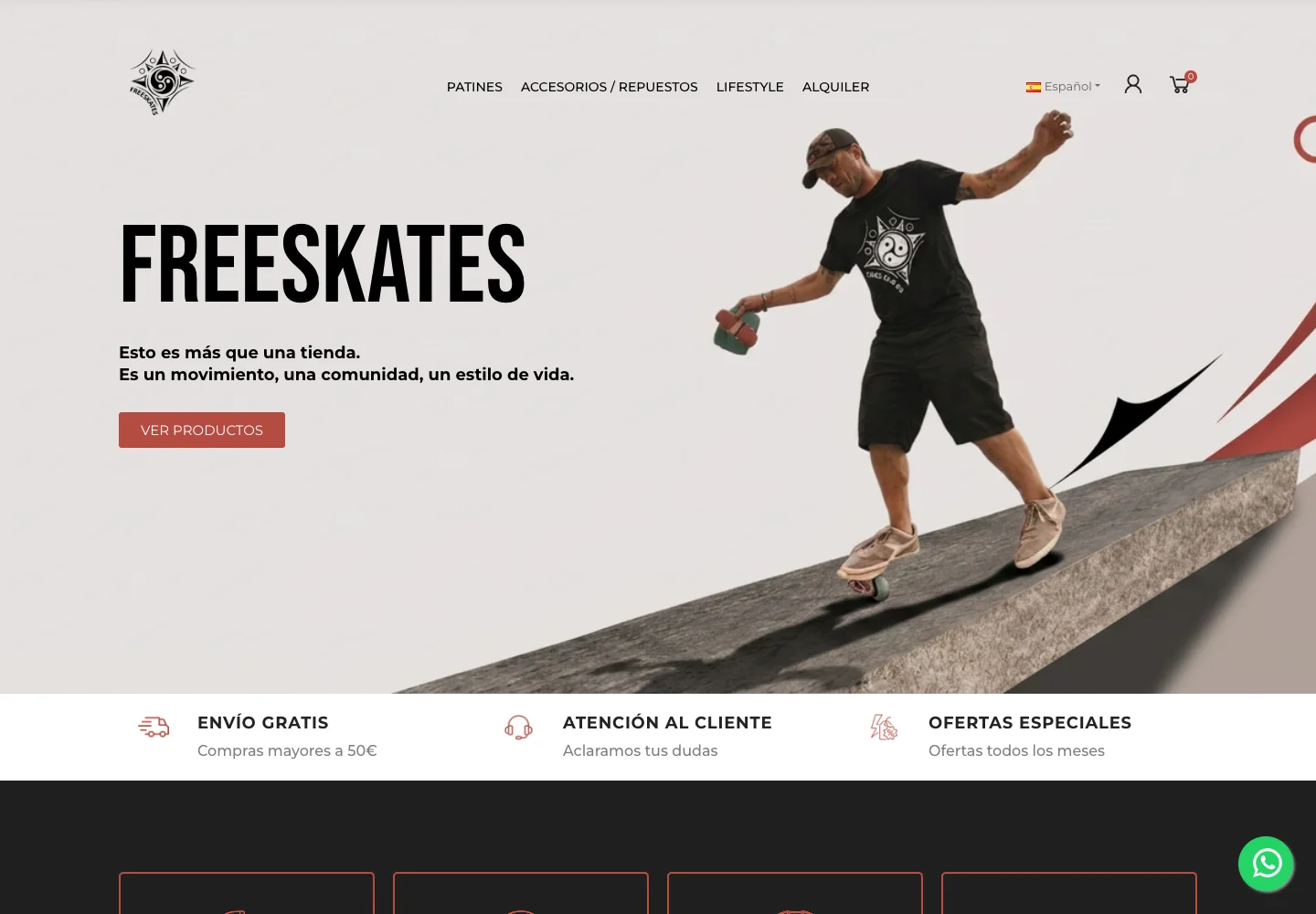 Web de Freeskates